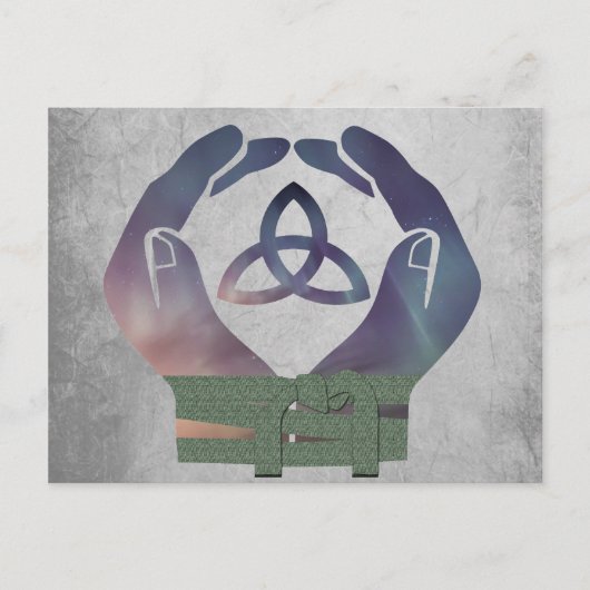 Eternity Handfasting Save the Date Post Kaart (Voorkant)