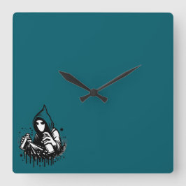 Eternity in Blauwgroen: het raadselachtige uurwerk Vierkante Klok