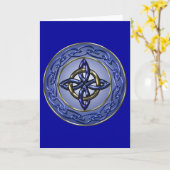 Eternity Knot Kaart (Gele Bloem)