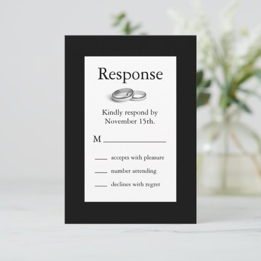 Eternity RSVP (noir) (Debout devant)