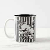 Eternity Skulls Tweekleurige Koffiemok (Links)