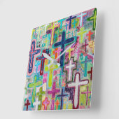 Eternity Wall Clock Vierkante Klok (Hoek)