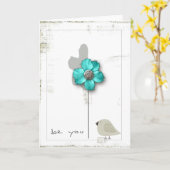 êtes vous carte de voeux (Fleur jaune)