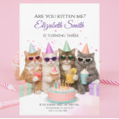 Êtes-vous en train de me chatonner ? Invitation po
