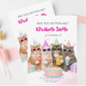 Êtes-vous en train de me chatonner ? Invitation po