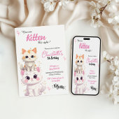 êtes-vous Kitten moi invitation d'anniversaire de