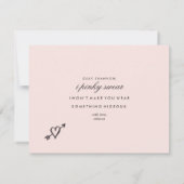 ÊTES-VOUS MON HOMME D'HONNEUR ? Carte peinte à la  (Dos)