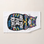 Êtes-vous pour de vrai Grumpy Cat (Serviette à main)