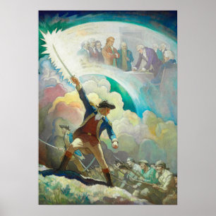 Ethan Allen, voorloper van Independence by Wyeth Poster
