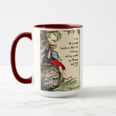 Ethan Family Tree Jumbo Coffee Mok (Links)