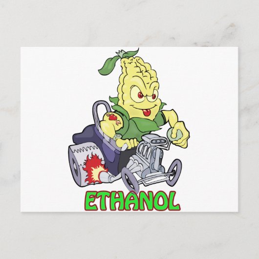 Ethanol Hot Rod Briefkaart (Voorkant)