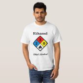 Ethanol MSDS-etiket T-shirt (Voorkant volledig)