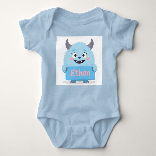 Ethan's Epic Monster Adventure Romper (Voorkant)