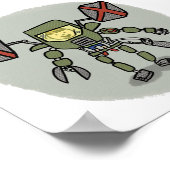 Ethan's Mech Comicbook Style Print (Hoek)