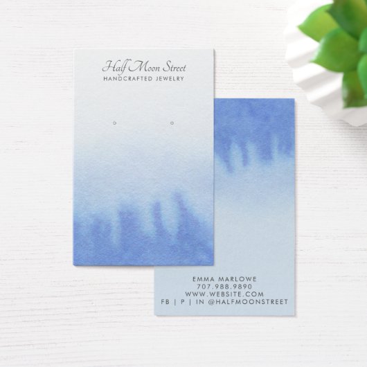 Ethéal Blue Aquarelle Écouter Écran Bijoux (Bureau)