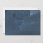 Ethéal | Invitation d'Indigo et de Blush Baby show (Dos)