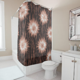 Etheel Roos Bloom Stropdas-Dye Douchegordijn