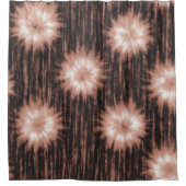 Etheel Roos Bloom Stropdas-Dye Douchegordijn (Voorkant)