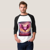 Etheïstische liefde in de woestijn t-shirt (Voorkant volledig)