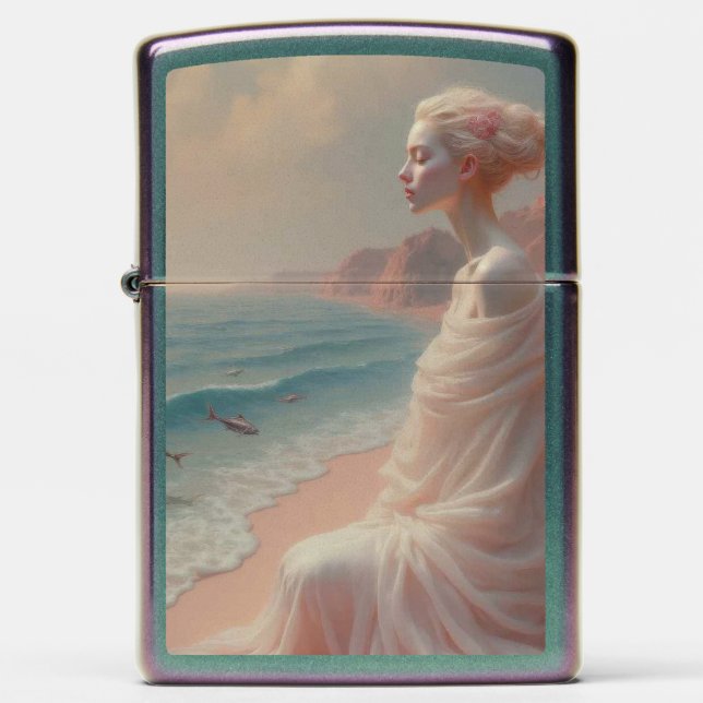 Etheïstische vrouw op Dreamy Beach (Front)