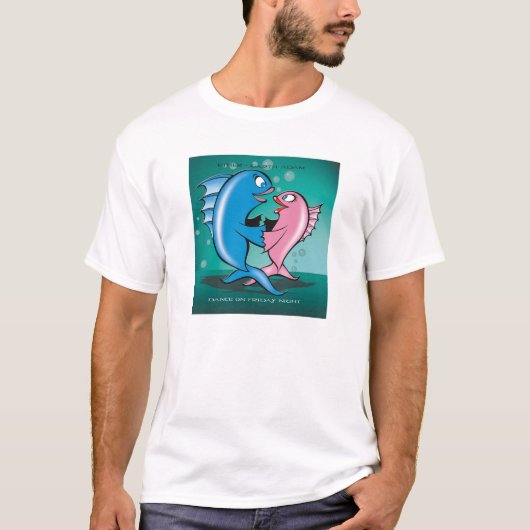 ETHER - GARTH ADAM-dansdag op vrijdagavond (vis) T-shirt (Voorkant)