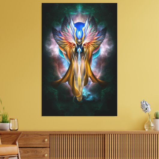 Etheral Beauty_Arsencia_Golden Setren Canvas Prnt (Insitu (Woonkamer))