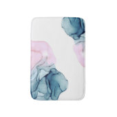 Etheral Blauwgroen & Roze Inky Fantasy Glamour Badmat (Voorkant Verticaal)