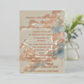 Etheral Bliss Folie Uitnodiging (Staand Voorkant)