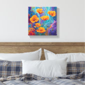 Etheral Bloom Canvas Afdruk (Insitu (Slaapkamer))