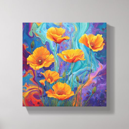 Etheral Bloom Canvas Afdruk (Voorkant)
