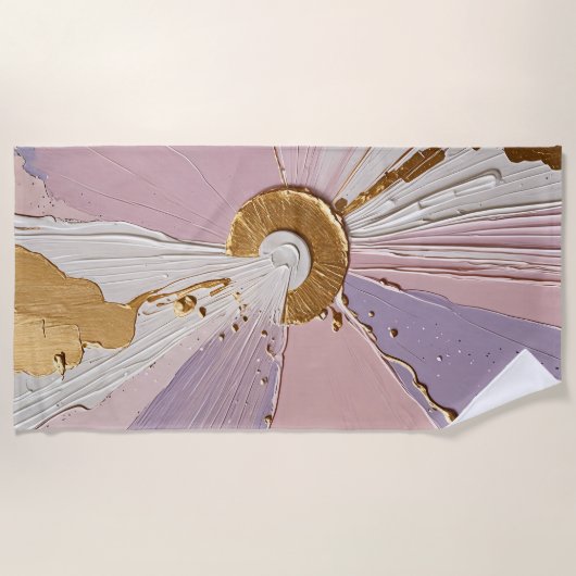 Etheral Bloom Strandlaken (Voorkant)