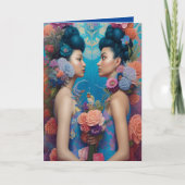 Etheral Bridesmaid Voorstel Dank u Fantasy AI Kaart (Voorkant)