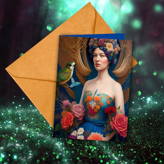 Etheral Bridesmaid Voorstel Dank u Fantasy AI Kaart