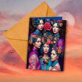 Etheral Bridesmaid Voorstel Dank u Fantasy AI Kaart