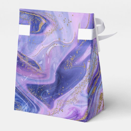 Etheral Cotton Snoep Marble Waterverf Fantasy Bedankdoosjes (Achterkant)