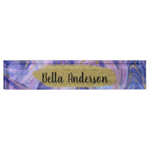 Etheral Cotton Snoep Marble Waterverf Fantasy De Naambordje