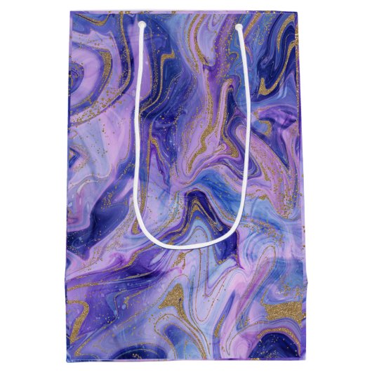 Etheral Cotton Snoep Marble Waterverf Fantasy Medium Cadeauzakje (Achterkant)