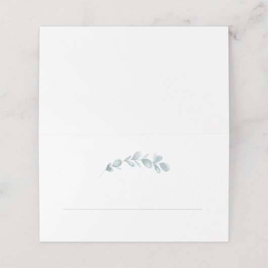 Etheral Eucalyptus Wedding Folded (Buitenkant ongevouwen)