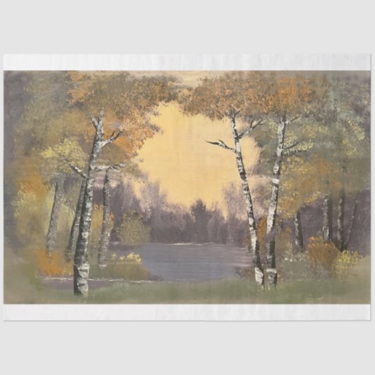 Etheral Forest Decoupage Tissue Paper Tissuepapier (Voorkant)