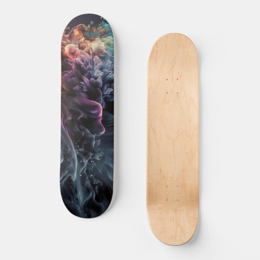 Etheral Galaxy Art Skateboard (Voorkant)