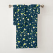 Etheral Ggloing Fireflies bij Night Pattern Bad Handdoek (Insitu)