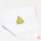 Etheral Lotus Flower Driehoek Sticker (Envelop)