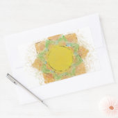 Etheral Lotus Flower Rechthoekige Sticker (Envelop)