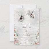 Etheral Love Wedding Save the Date Card (Voorkant)