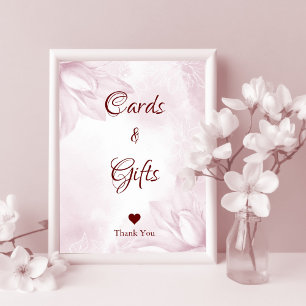 Etheral Magnolia Flower, Wedding Cards & Gifts Poster