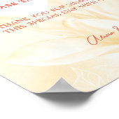 Etheral Magnolia Flower, Wedding Favors Poster (Hoek)