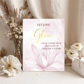 Etheral Magnolia Flower, Wedding Glow Poster