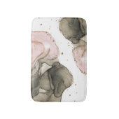 Etheral Moody Pink Black Gold Inky Fantasy Glam Badmat (Voorkant Verticaal)