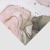 Etheral Moody Pink Black Gold Inky Fantasy Glam Tissuepapier (Detail)
