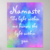 Etheral Namaste betekent poster (Voorkant)